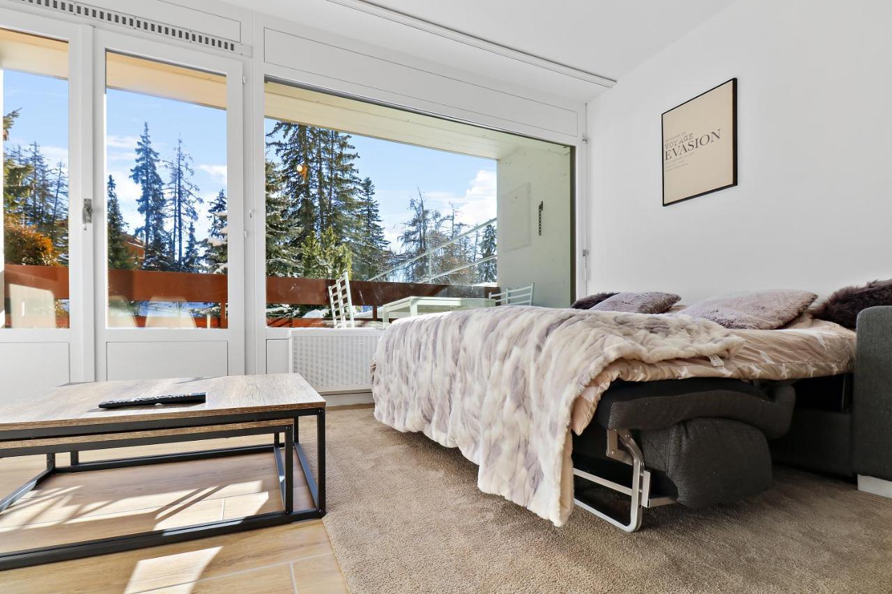 Appartement Cosy Et Renove Au Coeur De La Station クラン エクステリア 写真
