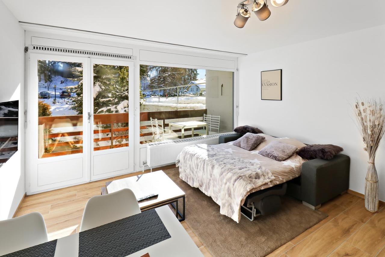 Appartement Cosy Et Renove Au Coeur De La Station クラン エクステリア 写真